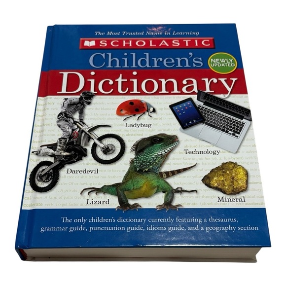 Scholastic Children's Dictionary with Red and Blue Cover - Picture 1 of 3